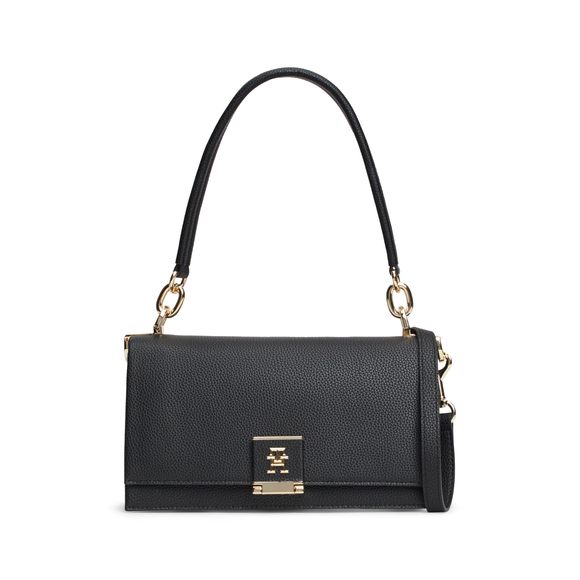 Leather Shoulder Bag With Removable Crossbody Strap ^-^